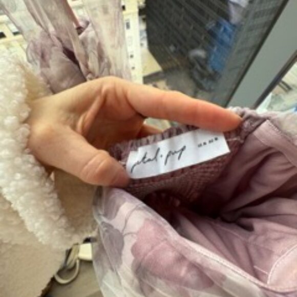 Petal & Pup Floret Midi Dress - Dark Purple - Picture 5 of 5